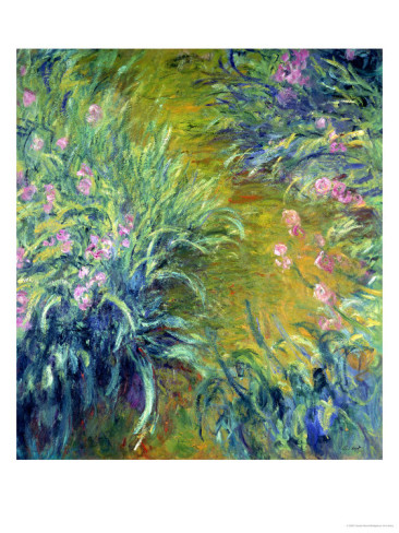 Iris-Claude Monet Painting - Click Image to Close