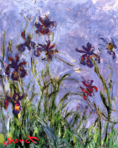 Irises-Claude Monet Painting