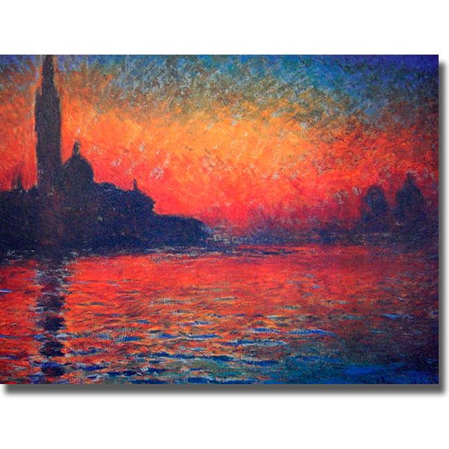 Twilight-Claude Monet Painting - Click Image to Close
