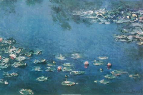 Waterlilies - Claude Monet Painting - Click Image to Close