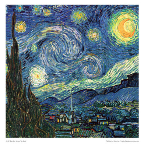 Blue Sky - Vincent Van Gogh Paintings [V130315P00004] - $90.00 :  paintings123.com