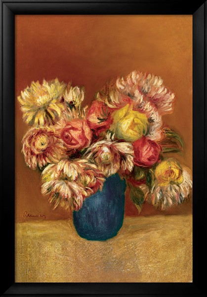 Chrysanthemums - Pierre Auguste Renoir Painting