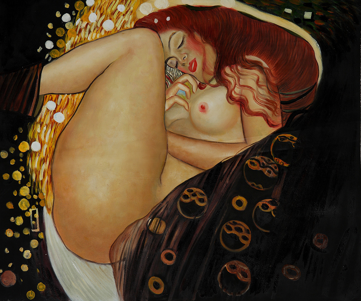 Danae - Gustav Klimt Painting