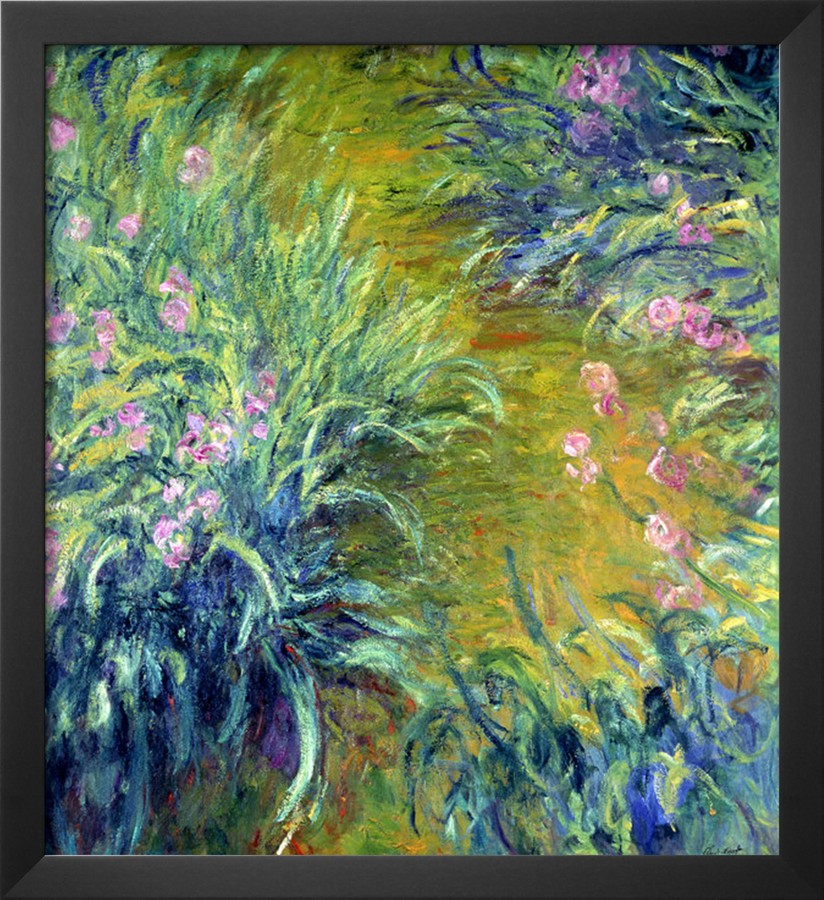 Iris-Claude Monet Painting