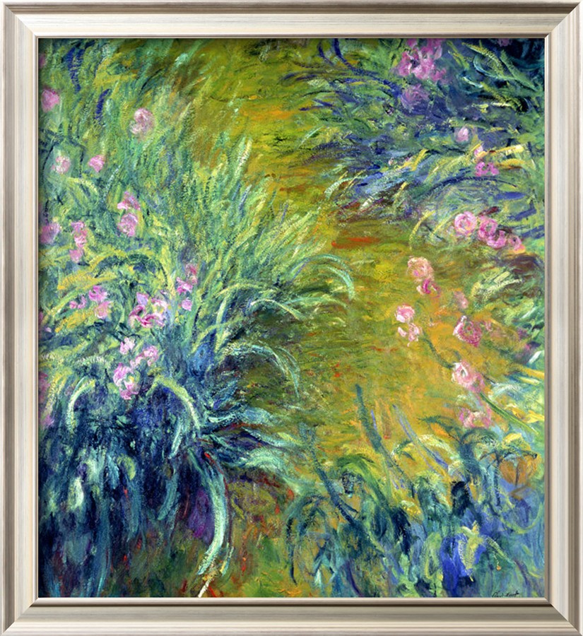 Iris-Claude Monet Painting