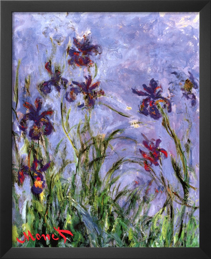 Irises-Claude Monet Painting