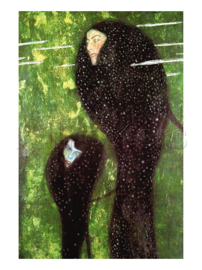 Mermaids - Gustav Klimt Painting