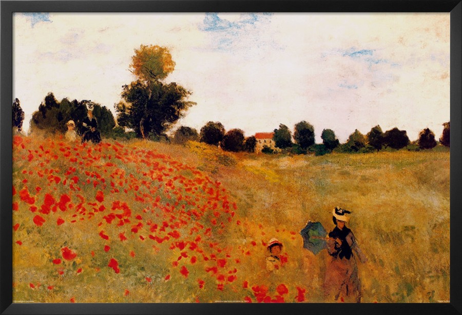 Poppies-Claude Monet Painting