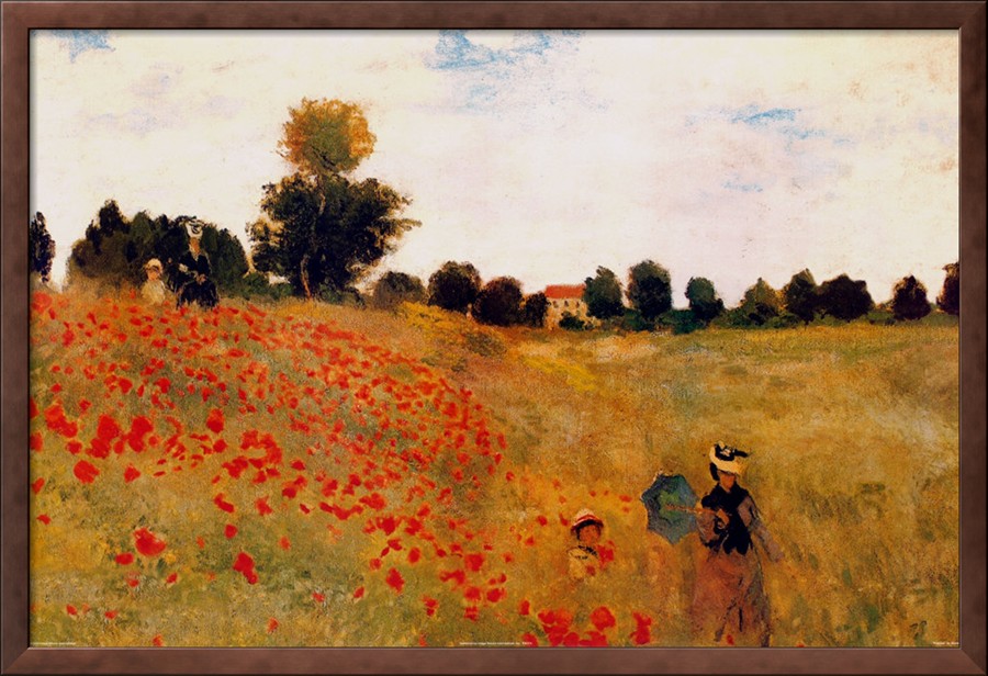 Poppies-Claude Monet Painting