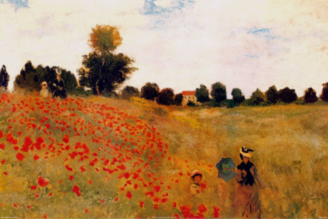 Poppies-Claude Monet Painting
