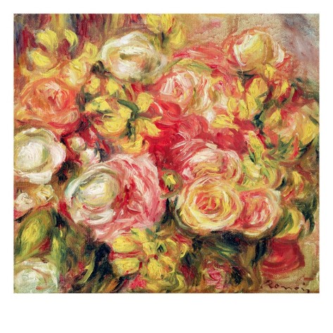 Roses - Pierre Auguste Renoir Painting