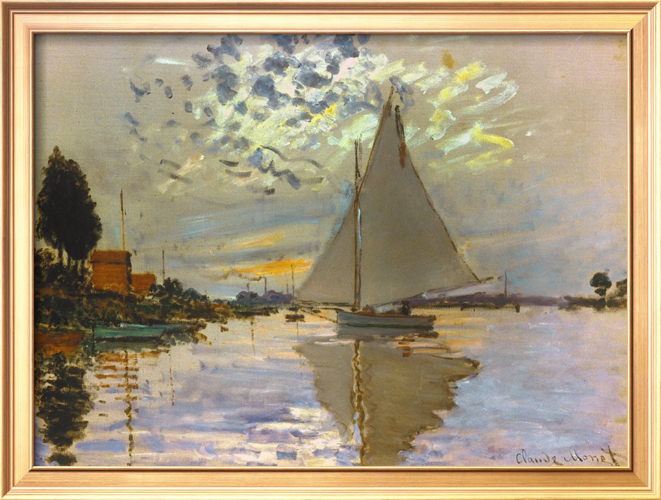 Sailboat-Claude Monet Painting