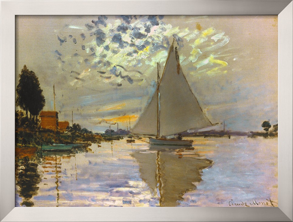 Sailboat-Claude Monet Painting