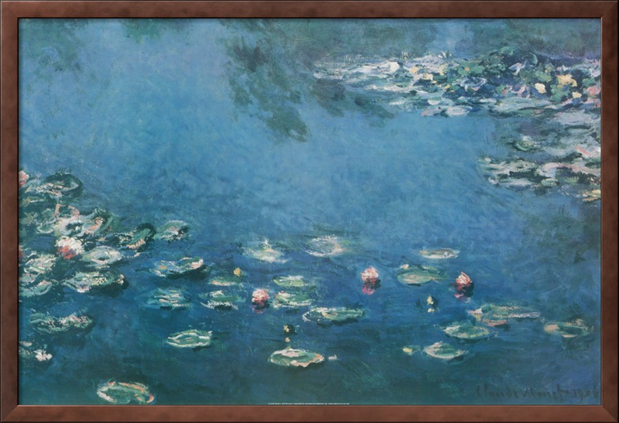 Waterlilies - Claude Monet Painting